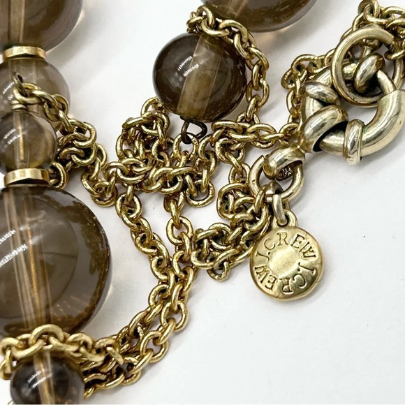 J. Crew Smoky Brown Beaded Necklace - Picture 3 of 3